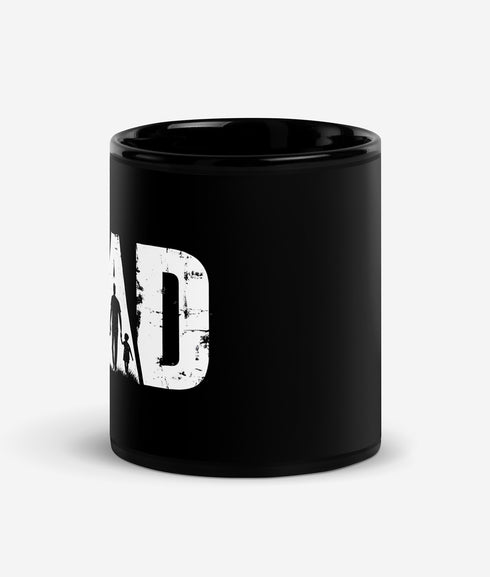 DAD - Black Glossy Mug