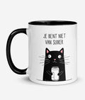 Je Bent Niet Van Suiker - Mug with Color Inside