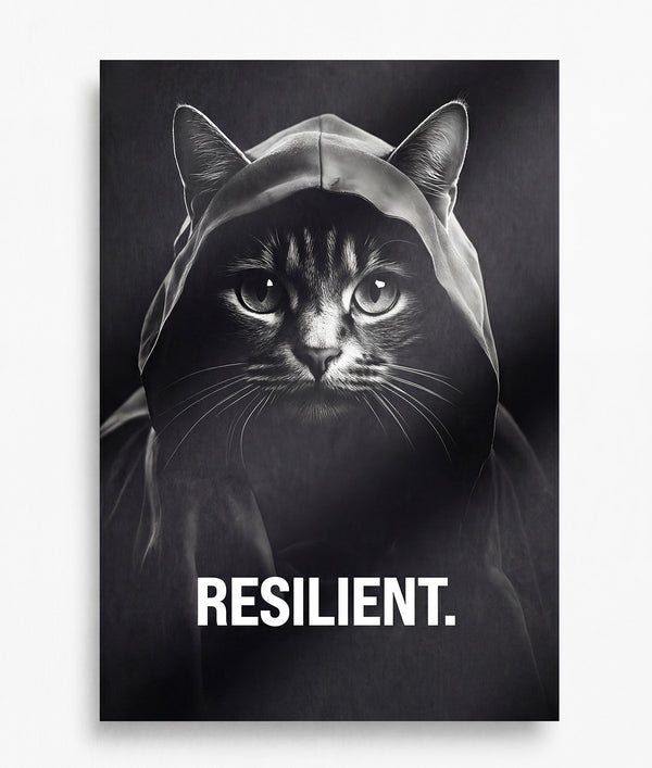 Resilient - Black Matte Poster (16.5" x 23.3")