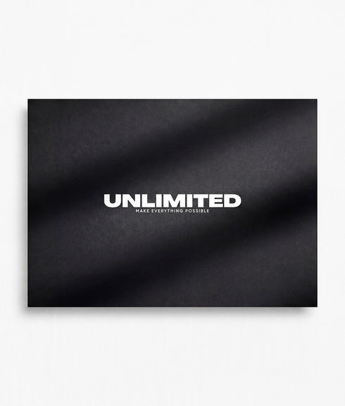 Unlimited - Black Matte Poster (16.5" x 23.3")