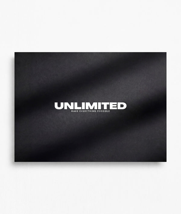 Unlimited - Black Matte Poster (16.5" x 23.3")
