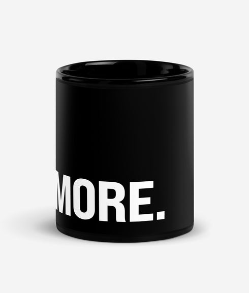 Do More - Black Glossy Mug