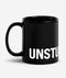 Unstuck - Black Glossy Mug